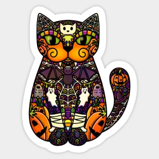 Halloween Cat Sticker